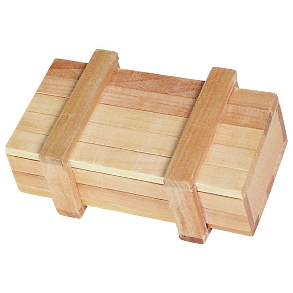 Magic trick-box with secret-opening