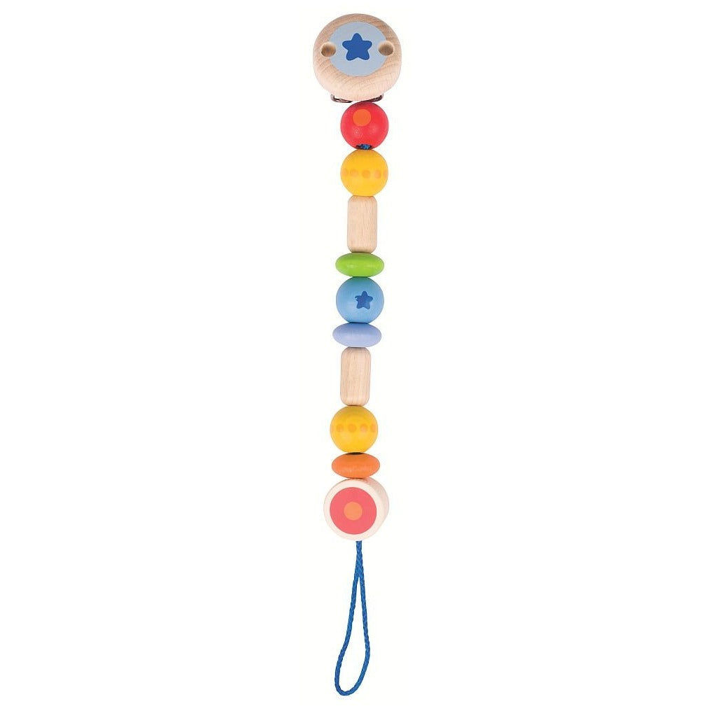 Soother chain rainbow, star