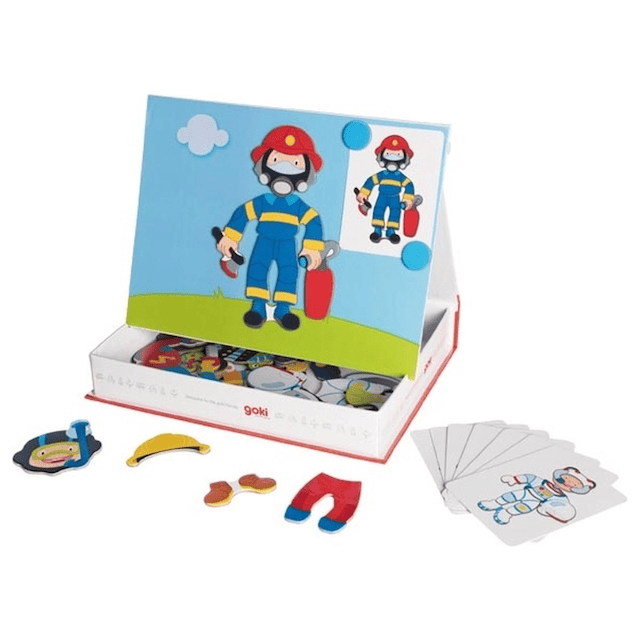 Dress-up magnet game, boy