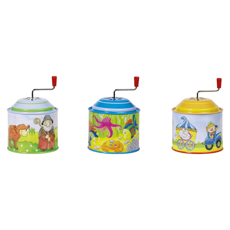 Music box with melodies