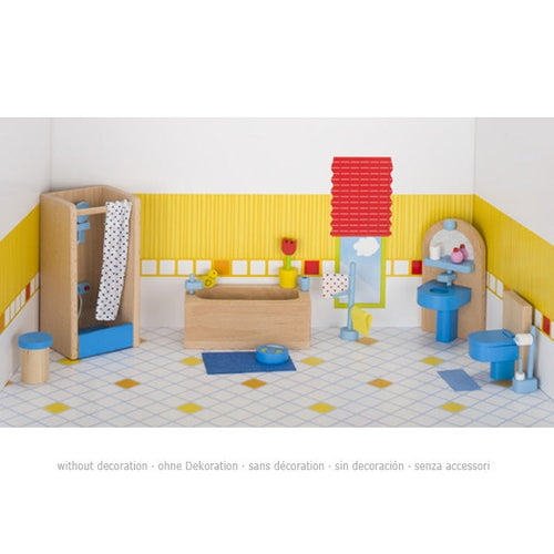 Furniture for flexible puppets, bathroom