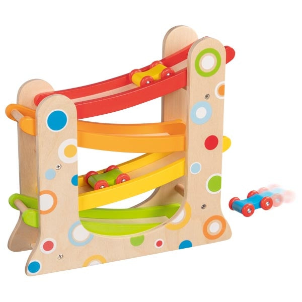 Car racetrack, with 3 cars - Damaged Box