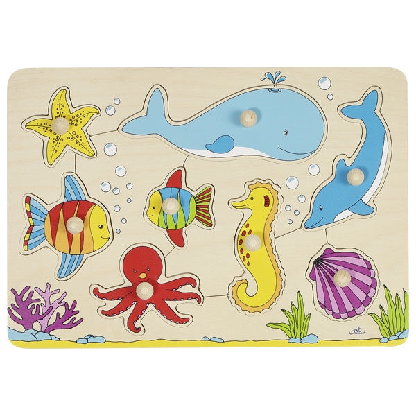 Goki Lift Out Puzzle - Underwater World 8 Pieces