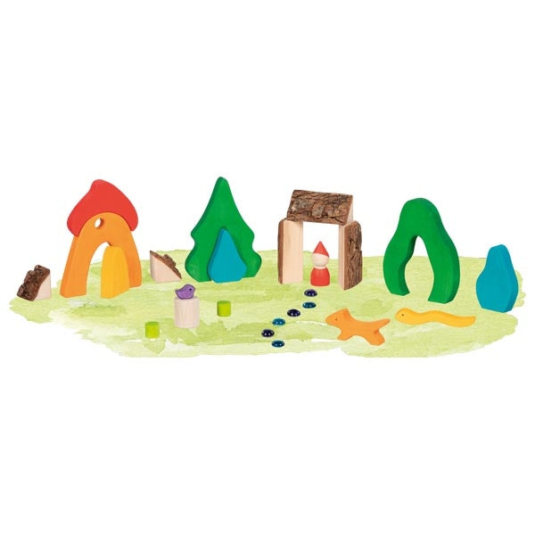 Goki Evolution Building Block Set Magical Dwarf Glade