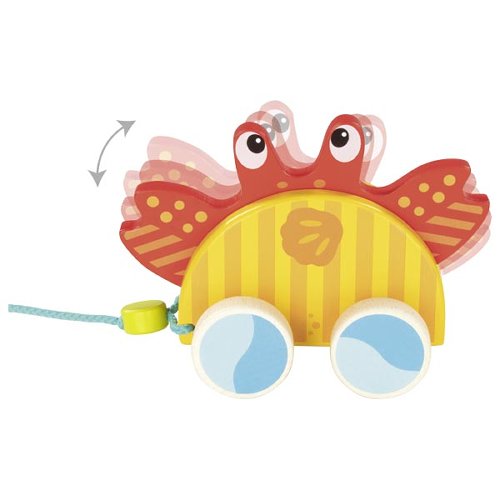 Goki Pull-along animal crab
