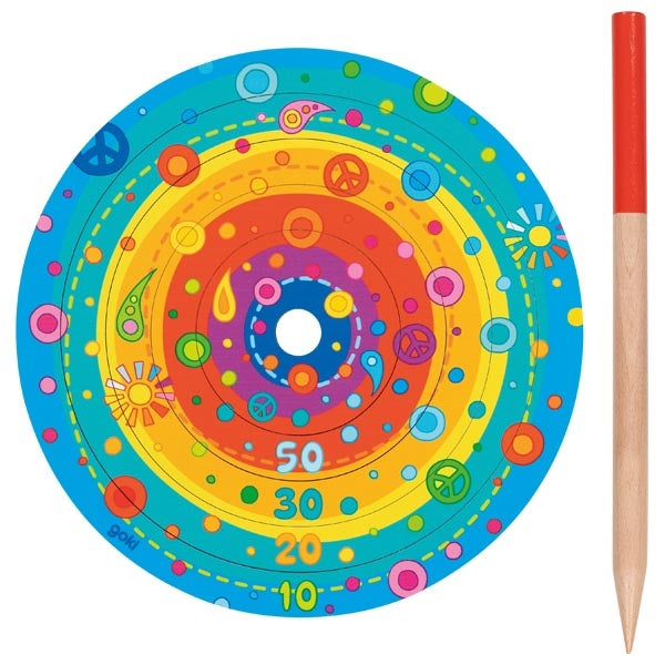 Ring Toss Game colourful throwing fun with 4 rings