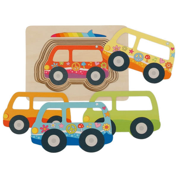 Goki Layer Puzzle - Van 5 Pieces