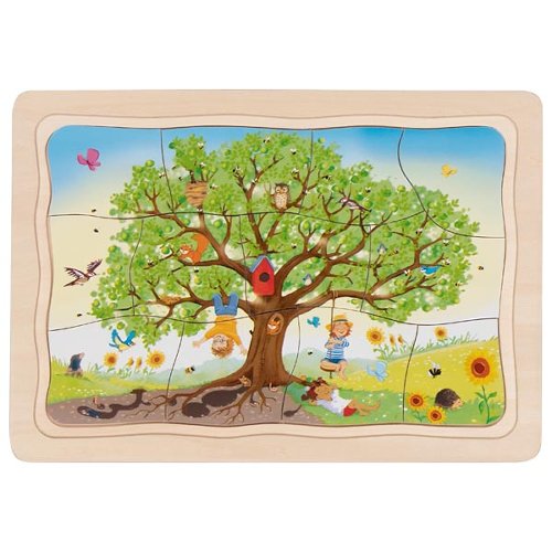 Goki Layer Puzzle - My Apple Tree 47 Pieces