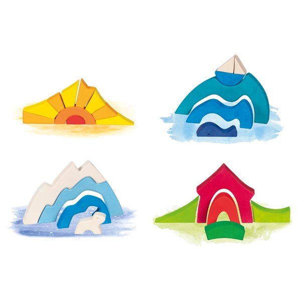 Goki Evolution Landscape Puzzle Little Polar Bear