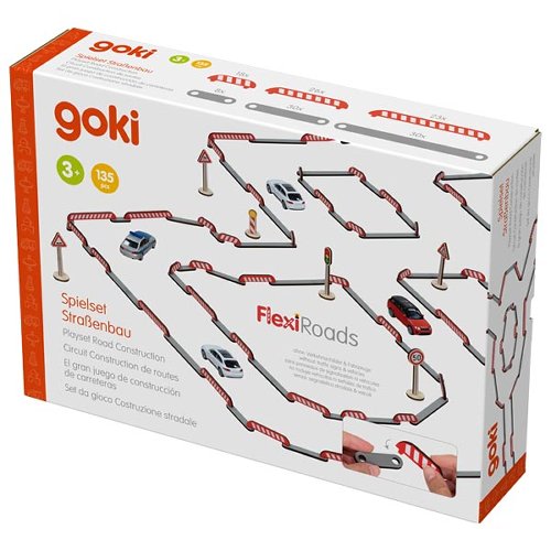 Goki Big Road Construction Play Set – FlexiRoads