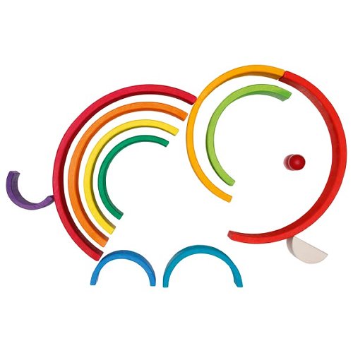 Rainbow building blocks