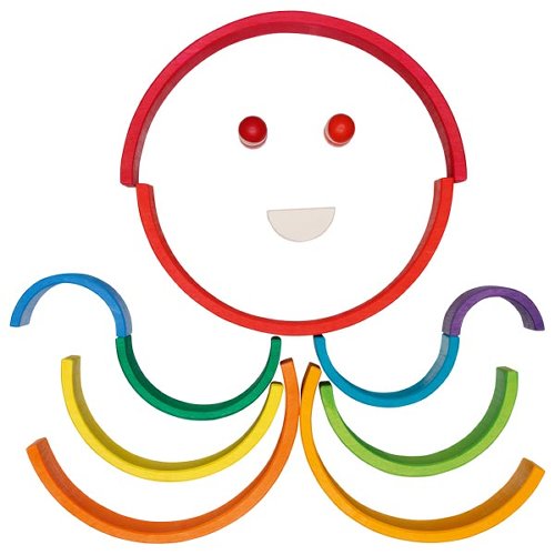 Rainbow building blocks
