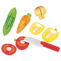 Vegetables with velcro