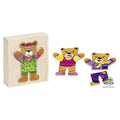 Bear design, dress up box, puzzle