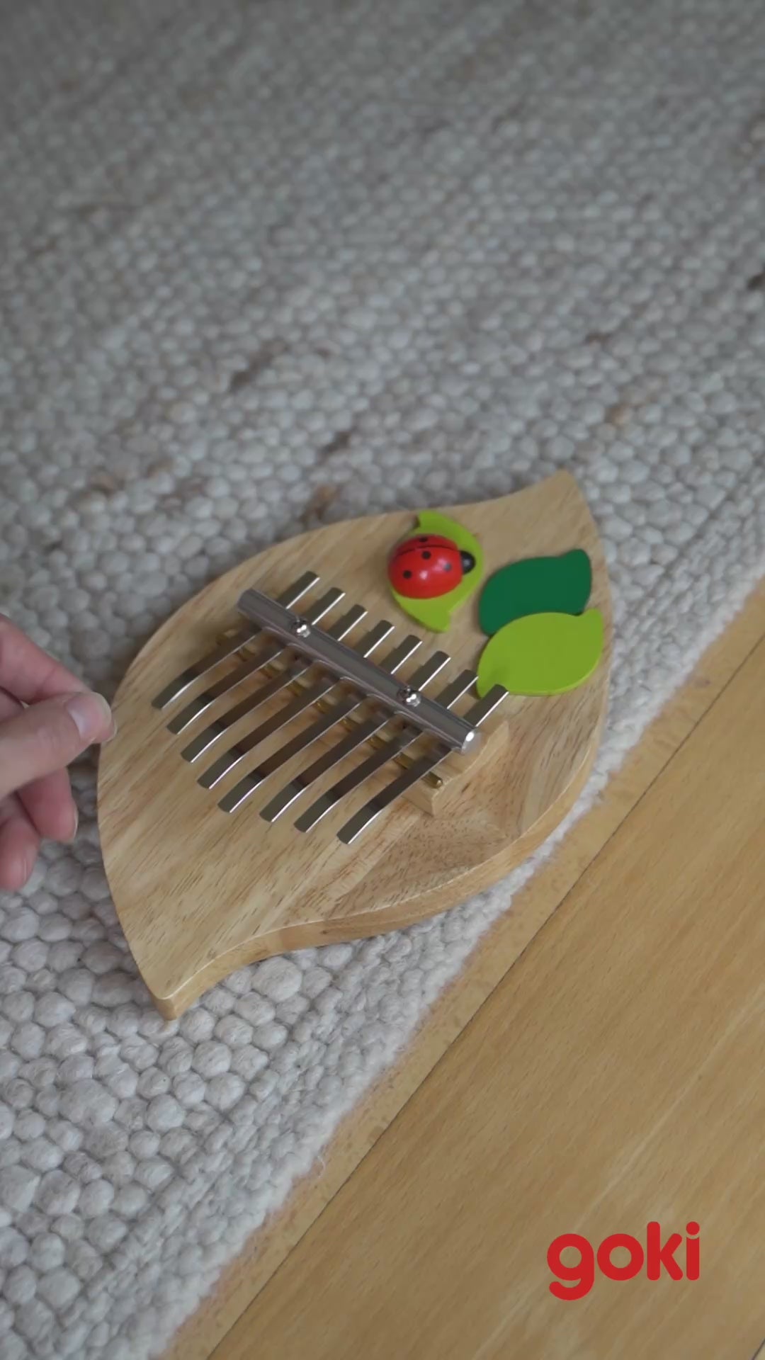 Thumb piano, ladybird